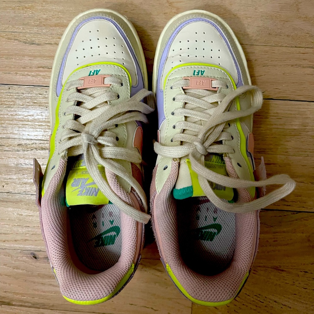 Nike Air force 1 women - pink, purple, yellow